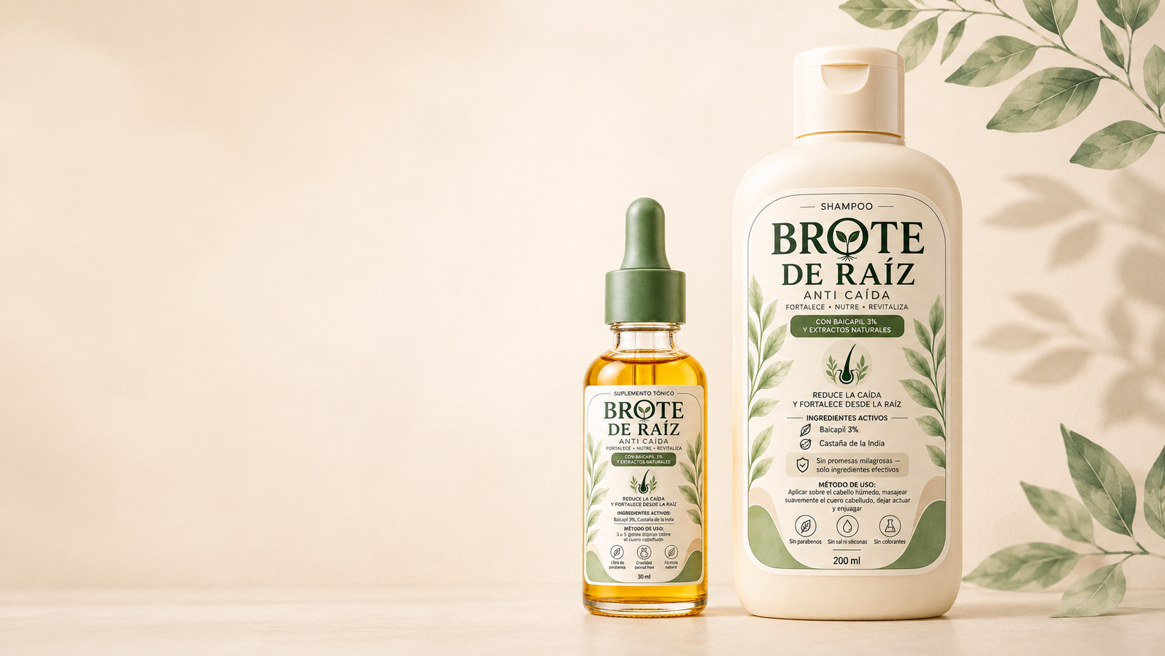 Brote de Raíz - Shampoo + Sérum Anticaída