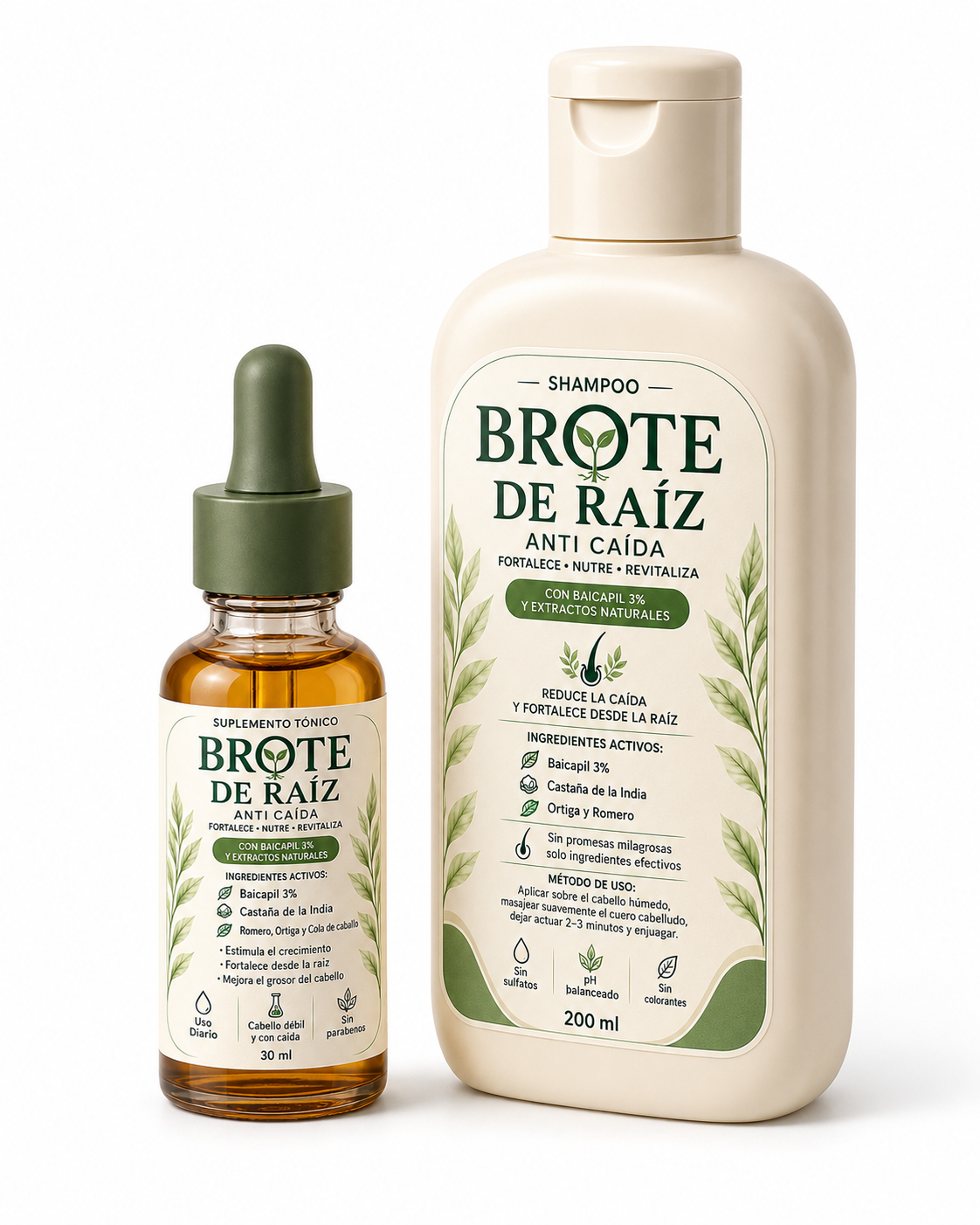 Brote de Raíz - Shampoo + Sérum Anticaída