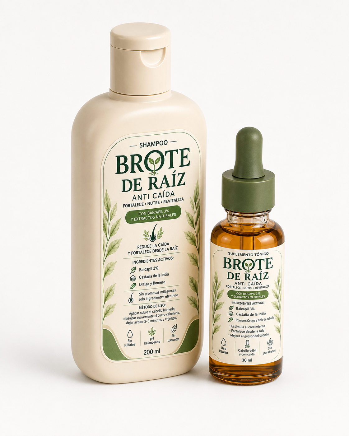 Brote de Raíz - Shampoo + Sérum Anticaída