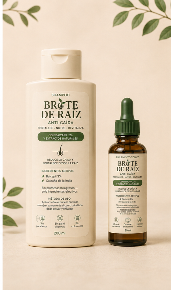 Brote de Raíz - Shampoo + Sérum Anticaída